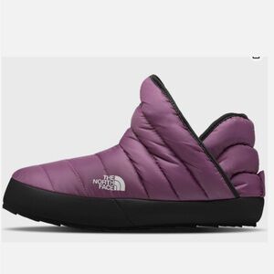 The North Face Plum Quilted Slippers